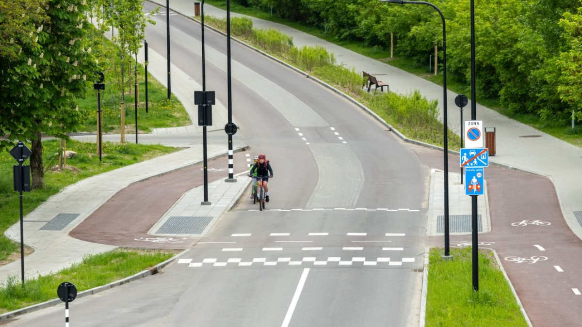 Sostinės P. Vileišio gatvė – pirmoji tikra dviračių gatvė Lietuvoje 1