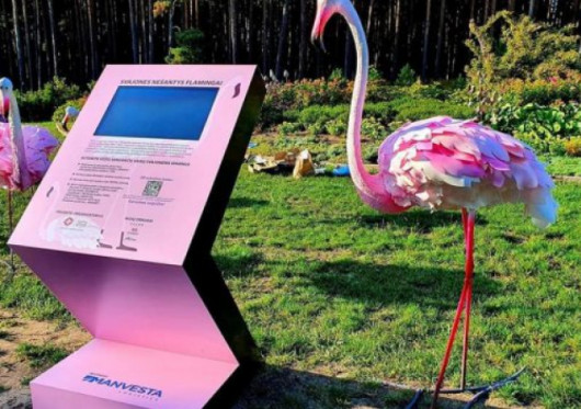 Palangoje svečius pasitiks vaikų svajones nešantys flamingai