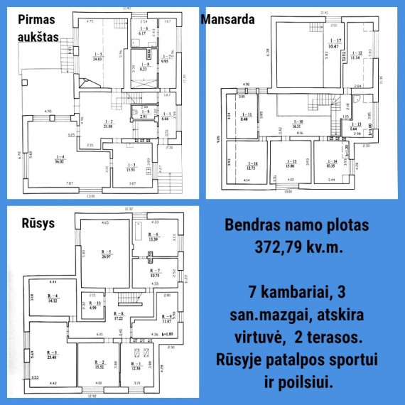 Parduodamas namas Vilktupio g., Vaivadai, Panevėžio m., Panevėžio m. sav., 372.79 m2 ploto, 2 aukštai 4