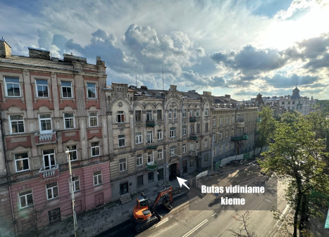 Parduodamas butas V. Šopeno g., Senamiestis, Vilniaus m., Vilniaus m. sav., 73.88 m2 ploto, 4 kambariai
